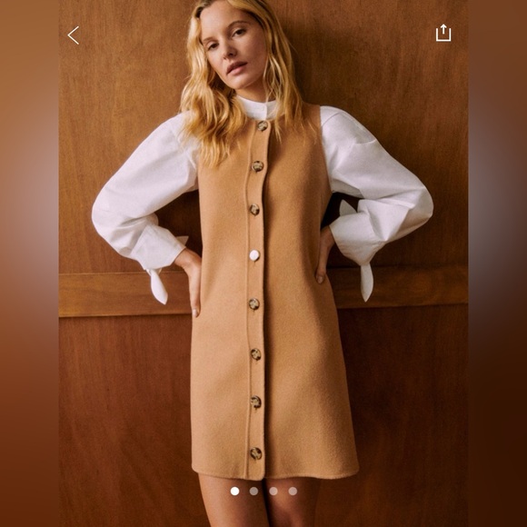 Sezane Noemie Dress 40 - Picture 4 of 4